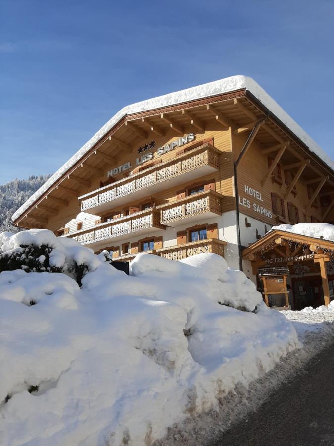 Hotel Les Sapins La Clusaz Exterior foto